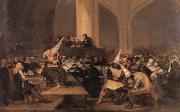 Francisco Goya Inquisition Scene Germany oil painting artist